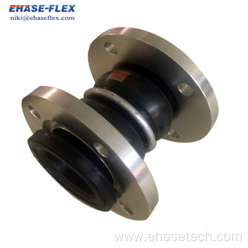 Flange EPDM expansion joint with tie rods